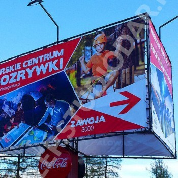 Baner Zawoja 12m2 - druk oraz montaż