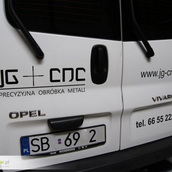 Oklejanie Opel VIVARO dla JG-CNC