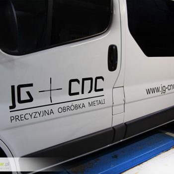 Oklejanie Opel VIVARO dla JG-CNC