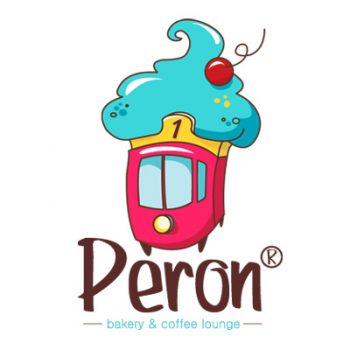 Projekt logotypu dla kawiarni Peron