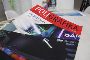 Drukarnia DAR. na okładce magazynu Poligrafika